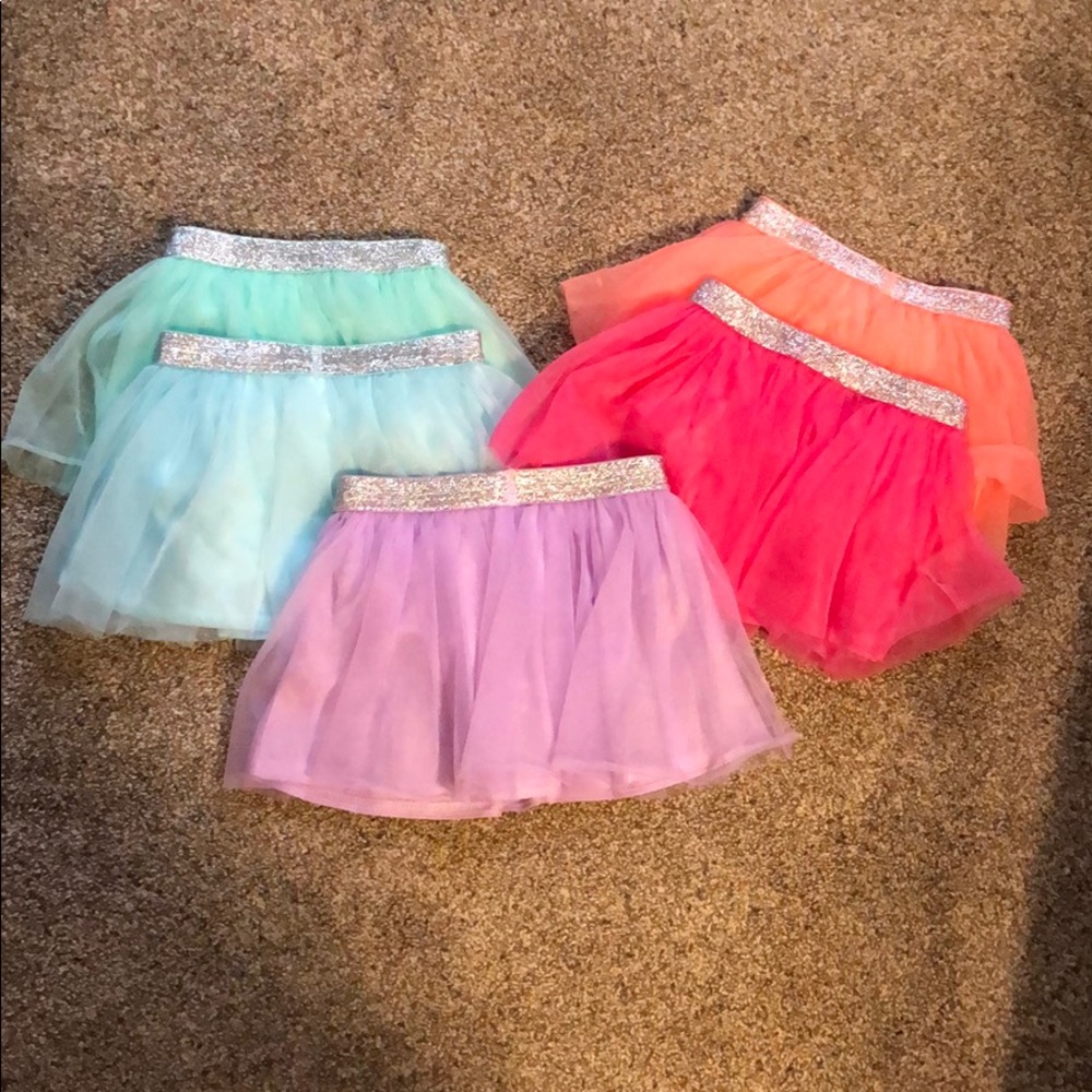 3/$15 Set of 5 Baby Girl Tutus